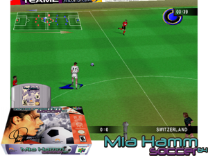 Mia Hamm Soccer 64 (USA) (En,Es) Cover